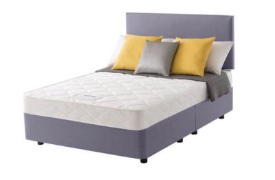 Layezee Calm Micro Quilt Double Heather Divan Bed Layezee Calm Micro Quilt Double Heather Divan Bed